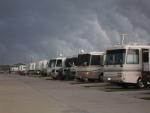 Storm Clouds Over Big D RV Park, Rockport, TX