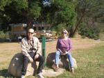 Mary and Lance at the Vintage Trailer Show, Lake Casitas, CA