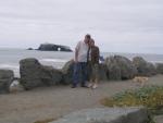 Mike and I at Blind Beach