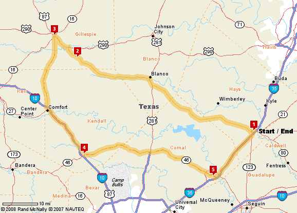 Fredericksburg Trip, 168 miles
