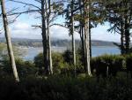 View from our campsite at KOA in Waldport, OR