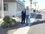 Rudy and Sonja Love the Giant Barrell Cactus