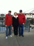 Mike, Diane, and Jim at Fisherman&#39;s Wharf