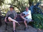Lance and Mike at Tohono Chul Park, Tucson, AZ
