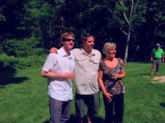 Pat, Ben, and I at Lake Farm Park