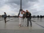 Rudy Bracing the Eiffel Tower