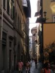 Narrow Cobblestone Street in Florence
