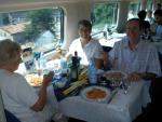 Dinner on the Train to Florence
