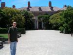 Mike at the entrace to Filoli