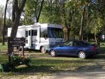 Our "camp host" spot at Babcock Park, McFarland, WI