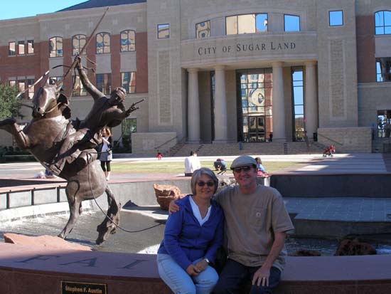 Rose and Mike at Sugar Land Square