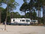 Our Campsite at Ho Hum RV Park, Carrabelle, FL