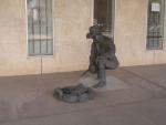 Cowboy Statue at the Plaza in Las Cruces, NM