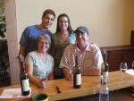 Mike and I, Brittany and Kyle at Troon Vineyard