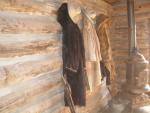 Inside of a cabin, Trail Town Museum, Cody, WY