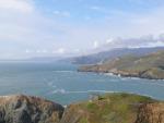 View of the coast from the Marin Headlands.