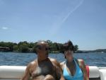 Bob & Penny on boat ride