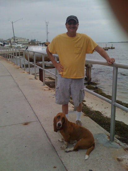 Mike's New Friend at Cedar Key, FL