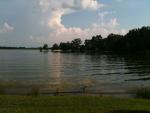 View from our campsite at Trace State Park near Tupelo, MS