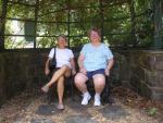 Susan and I in the Garden at Martha Berry Home, Rome, GA