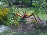 Assassin Bug Sculpture at Powell Gardens
