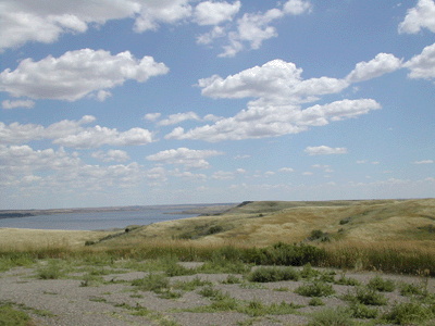 View from the Sitting Bull Monument