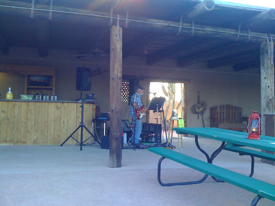 Miles on Stage at Fort McDowell Adventures