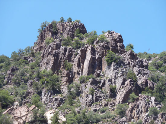 Rock Outcropping at Tonto Natural Bridge