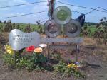 Memorial to Buddy Holly, the Big Bopper, and Ritchie Valens, Clear Lake, IA