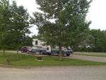 Our Site at Oakwood RV Park, Clear Lake, IA