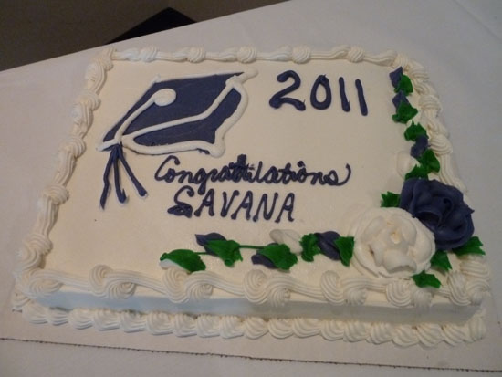 Savana's Graduation Cake